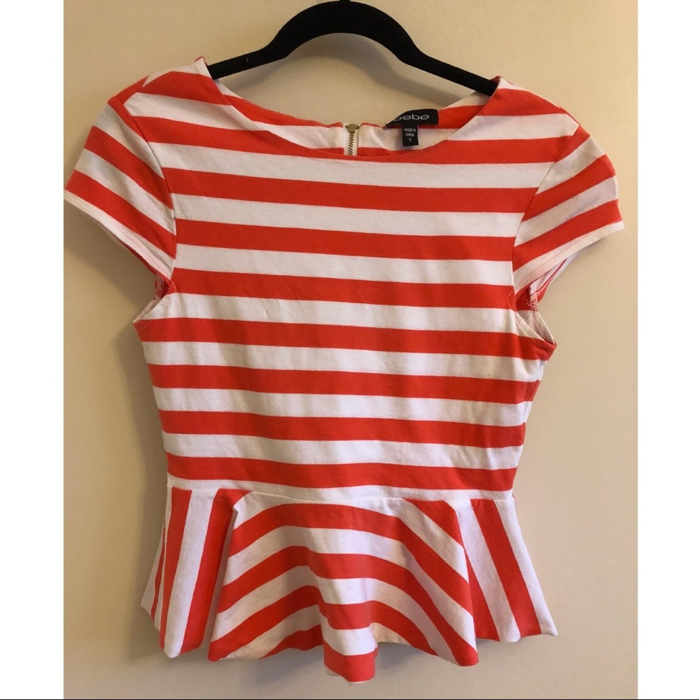 BEBE Orange Top